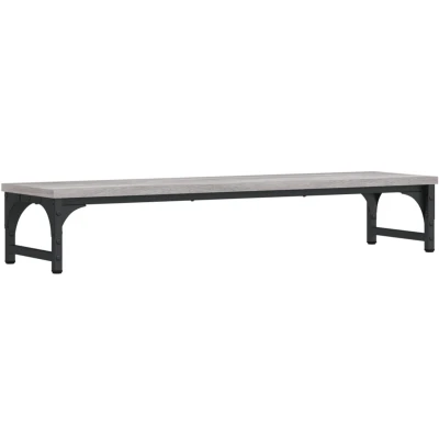 Afbeelding van Monitorstandaard 85X23X15,5 Cm Bewerkt Hout Eiken