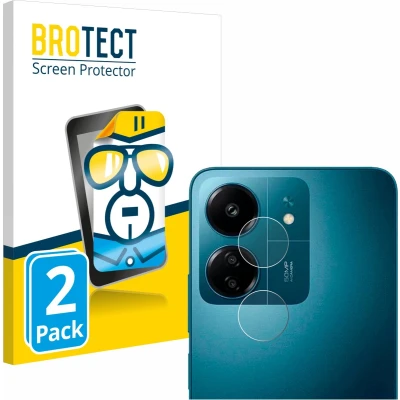 Afbeelding van BROTECT Screenprotector voor Xiaomi Redmi 13C (ALLEEN Camera Lens) Folie Beschermfolie transparant (2 Stuks)