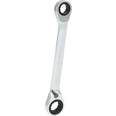 Afbeelding van KS Tools 503.4574 GEARplus Dubbele ratelringsleutel, omschakelbaar, 10x13mm
