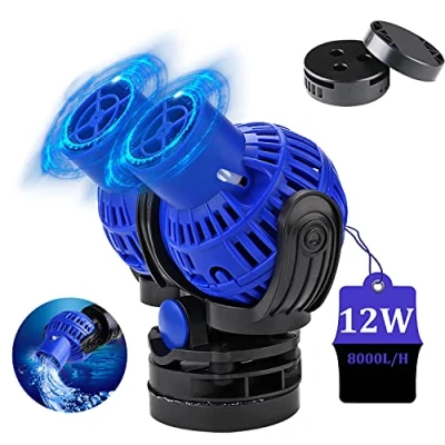 Afbeelding van EXLECO Aquarium stroompomp Wavemaker 8000L/H 12Watt circulatiepomp golfpomp JVP 231 WAVE MAKER 360 draaibaar voor 100 150cm zoet en zoutwateraquaria