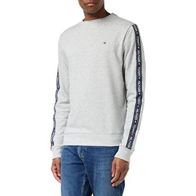 Afbeelding van Tommy Hilfiger Track Pyjamashirt, Heren, Maat: Small, Grey
