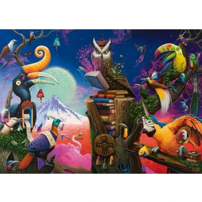 Afbeelding van Ravensburger Songs of Extinct Birds 1000 stukjes puzzel voor volwassenen 12001024 handgemaakt gereedschap, gemaakt in Duitsland, elk stuk kan perfect worden gemonteerd