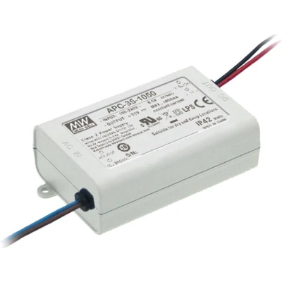Afbeelding van Mean Well APC 35 350 LED driver Constante stroomsterkte W 0.35 A 28 100 V/DC Niet dimbaar, Overbelastingsbescherming 1 stuk(s)