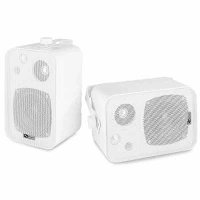 Afbeelding van Power Dynamics BV40W Witte 10W achtergrond speakerset 100V