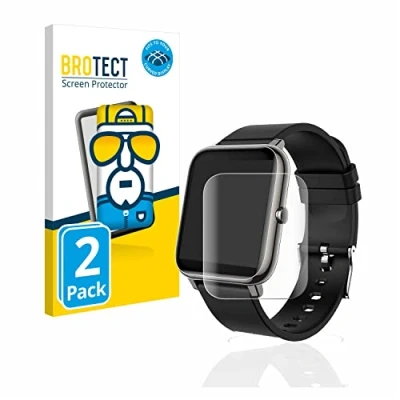 Afbeelding van BROTECT Full Cover Screen Protector voor Popglory P22 (2 Stuks) Schermbeschermer, 3D Curved
