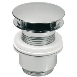 Afbeelding van Plieger designplug zonder overloop voor bodemdikte 45 60mm (chroom)
