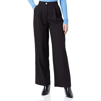 Afbeelding van PIECES Dames Pcthelma Hw Pants Noos, zwart, S