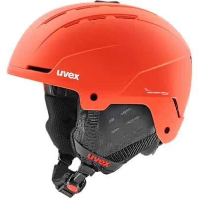 Afbeelding van uvex stance, Skihelm Unisex Volwassene, fierce red matt, 54 58 cm