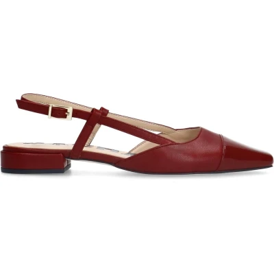 Afbeelding van Sacha Dames Rode leren slingbacks Maat 39