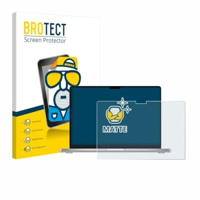 Afbeelding van BROTECT Antireflecterende Beschermfolie voor Apple MacBook Pro 14&quot; 2023 Anti Glare Screen Protector, Mat, Ontspiegelend