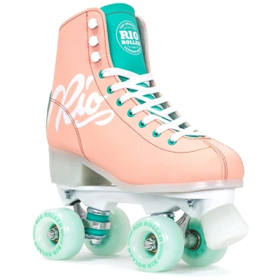 Afbeelding van Rio Roller Script Rolschaatsen Peach Green