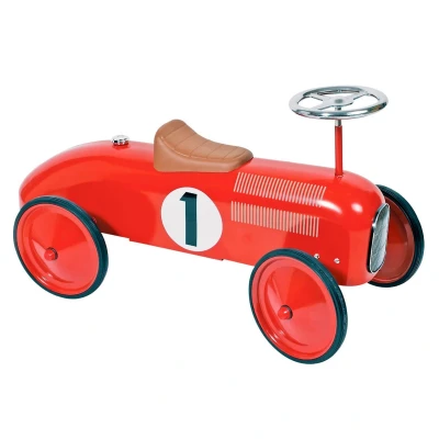 Afbeelding van Goki Retro Loopauto Rood