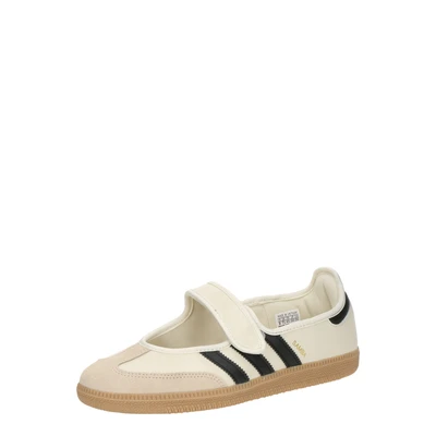 Afbeelding van ADIDAS ORIGINALS Ballerina met riempjes &#039;Samba&#039; zwart / offwhite wolwit