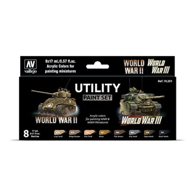 Afbeelding van Model Color Utility Paint Set Vallejo VAL 70201