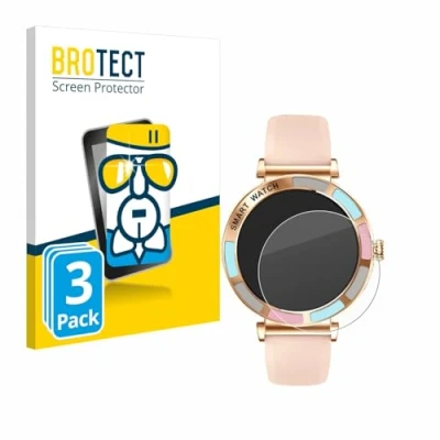 Afbeelding van BROTECT Beschermende glazen screenprotector helder, Smartwatch beschermfolie, Transparant