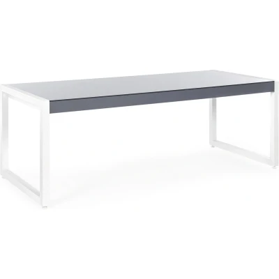 Afbeelding van Beliani BACOLI Tuintafel Grijs Aluminium