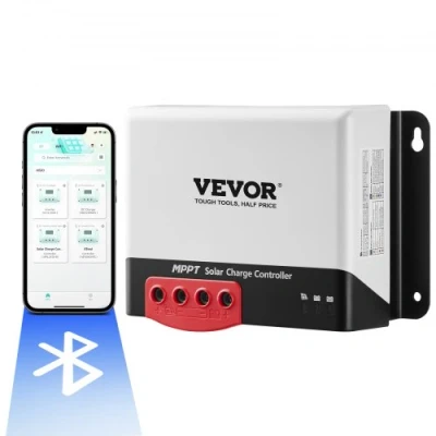 Afbeelding van VEVOR MPPT 40A 12/24 V zonne laadregelaar zonnepaneel met TTL communicatie interface, compatibel deep cycle batterijen zoals AGM , gel flut en lithiumbatterijen