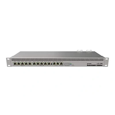 Afbeelding van Mikrotik RB1100AHx4 bedrade router Gigabit Ethernet Aluminium