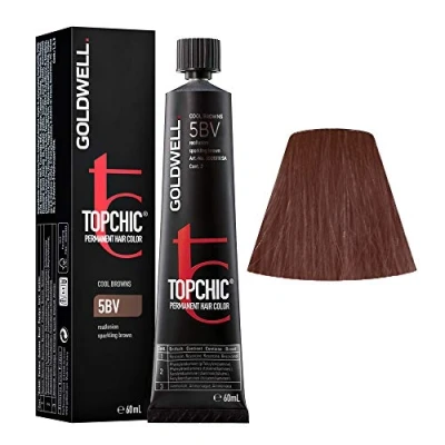 Afbeelding van Goldwell Topchic Hair Color Tube 60 ml 5BV Reallusion Sparkling Bruin