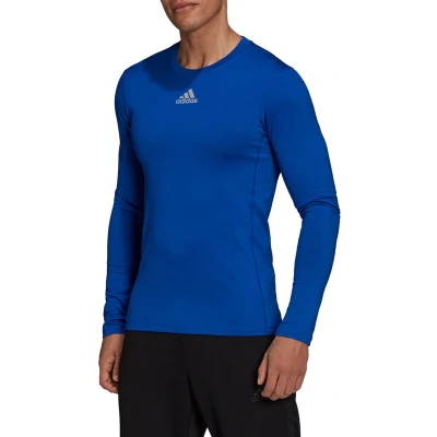 Afbeelding van adidas Performance Techfit Longsleeve, Heren, Maat: Small, Royblu