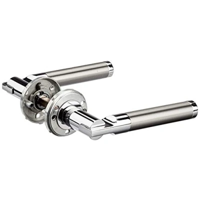 Afbeelding van Alpertec 88022300C Solid 6 R chroom/roestvrij staal kleur gesatineerd. BB voor kamerdeuren krukgarnituur deurkruk deurbeslag nieuw
