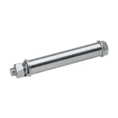 Afbeelding van Metafranc As Ø 20 mm x 137 M12 verzinkt staal/kruiwagenwiel accessoires/reserveas op 12 / asset voor kruiwagenwielen 830230