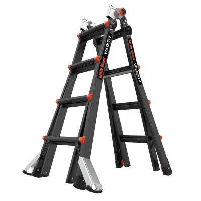 Afbeelding van Little Giant Multifunctionele ladder 4x4 velocity black pro 4,5M