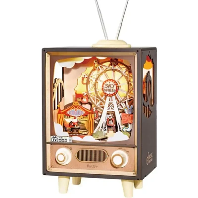 Afbeelding van Robotime Rolife Sunset Carnival AMT01 DIY Miniatuurhuisje Knutselen