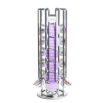Afbeelding van bialetti Tower capsulehouder van staal met draaibare bodem, voor maximaal 28 capsules