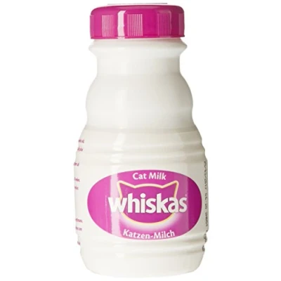 Afbeelding van WHISKAS Lactosearme melk voor katten en kittens 15 flessen (5 verpakkingen van 3 x 200 ml) gemakkelijk te verteren calcium vitaminen, zonder conserveringsmiddelen