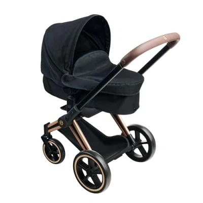 Afbeelding van Corolle 9000141870 Cybex 3 in 1 kinderwagen, zwart, accessoires, voor poppen 36 en 42 cm, vanaf jaar