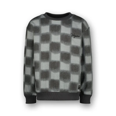 Afbeelding van Vingino Jongens Nekertrui, zwart (deep black), 12 Jaar
