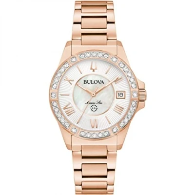 Afbeelding van Bulova Watch 98R295, Roségoud, armband