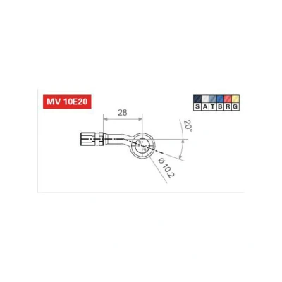 Afbeelding van Einde remslang TRW MV10E20G