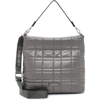 Afbeelding van SURI FREY Schoudertas Hilary Hobo Bag Darksilver Zilverkleurig
