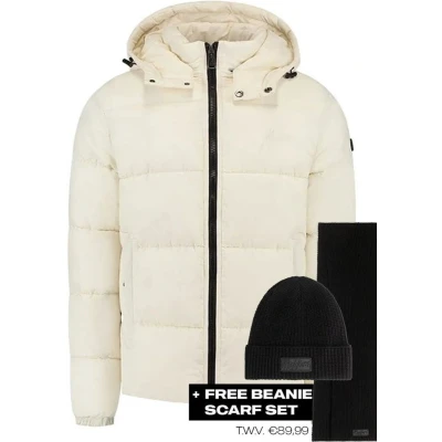 Afbeelding van Malelions Donn Puffer Jacket 2.0 White