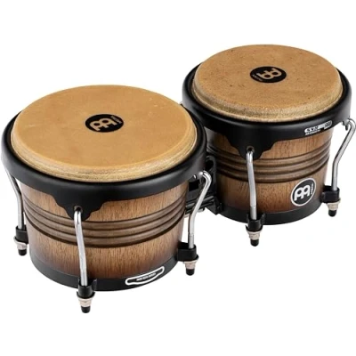 Afbeelding van Meinl Percussion FWB190ATB M Wood Bongo set, Free Ride Series, diameter 17,15 cm (6,75 inch) Macho / 20,32 (8 Hembra, tobacco burst