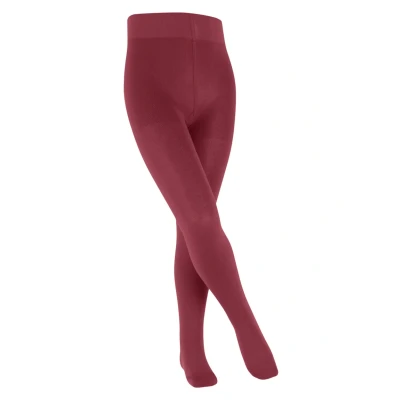 Afbeelding van FALKE Uniseks kind Panty Family K Ti katoen dun eenkleurig 1 paar, Rood Ruby 8830, 170 176
