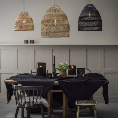 Afbeelding van PR Home Maja hanglamp, naturel Ø 45cm