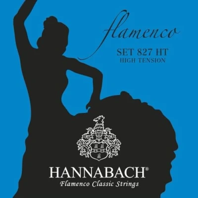 Afbeelding van Hannabach K Git.snaren set 827 HT Nylon High Flamenco Klassieke gitaarsnaren