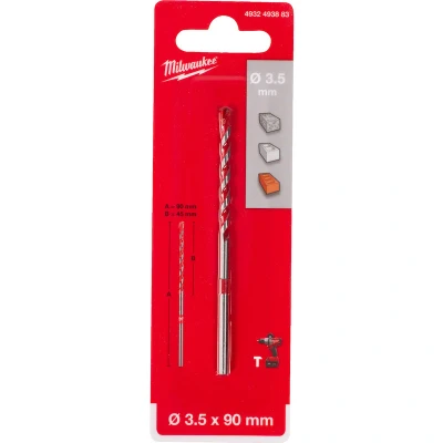 Afbeelding van Milwaukee Betonboor Premium 3,5 x 90 mm 4932493883