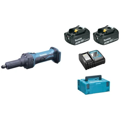 Afbeelding van Makita DGD800RFJ 18V Li ion accu rechte slijper set (2x 3.0Ah) in Mbox