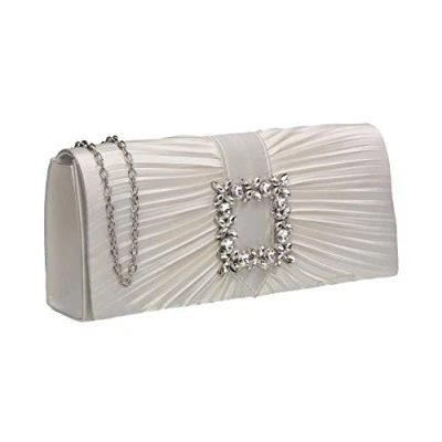 Afbeelding van SwankySwans Chloe Clutch Bag voor dames, M, Ivoor, Medium