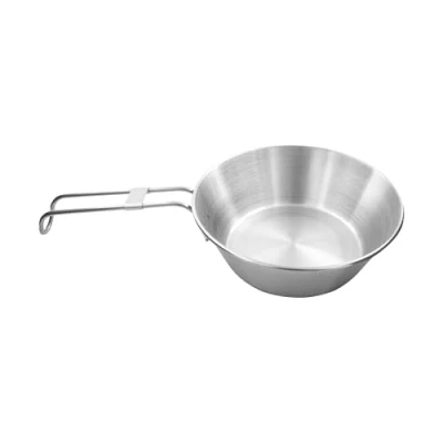 Afbeelding van Tatonka Bowl 500 ml schaal van roestvrij staal met afneembare klapgreep en volumeschaalverdeling Ø 15 x 5 cm
