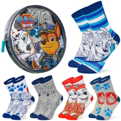 Afbeelding van Paw Patrol Grappige ademende sokken voor kinderen, 5 stuks, Meerkleurig, 23 25 EU