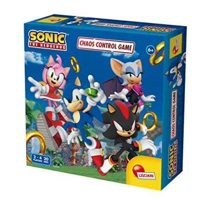 Afbeelding van LISCIANI Sonic Chaos Parcours Spel Familie Bordspel Met Personages 2 tot 4 Spelers Voor Kinderen Vanaf 6 Jaar 20 Minuten
