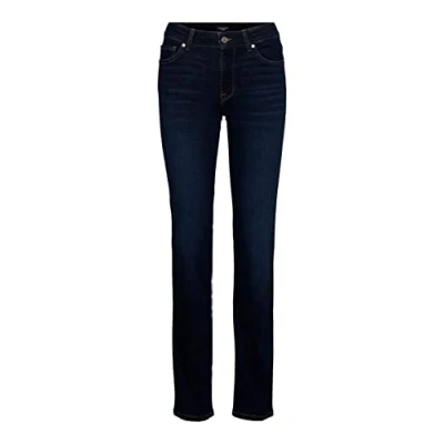 Afbeelding van Bestseller A/S Dames VMDAF MR Straight DO323 NOOS Jeans, Dark Blue Denim, 28/30, 28W x 30L