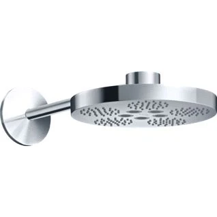 Afbeelding van Hansgrohe axor one hoofddouche 280 2jet wandaansluiting chroom 48492000