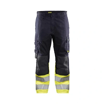 Afbeelding van Blaklader Multinorm werkbroek Inherent 1488 1512 Marine/High Vis Geel