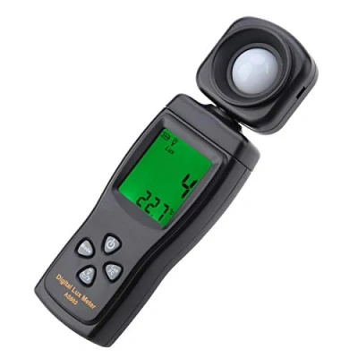 Afbeelding van Fydun AS803 lichtmeter, draagbare digitale lichtsterktemeter, 200.000 luxmeter, lichtmeting, fotometer met snelle reactie en lcd display
